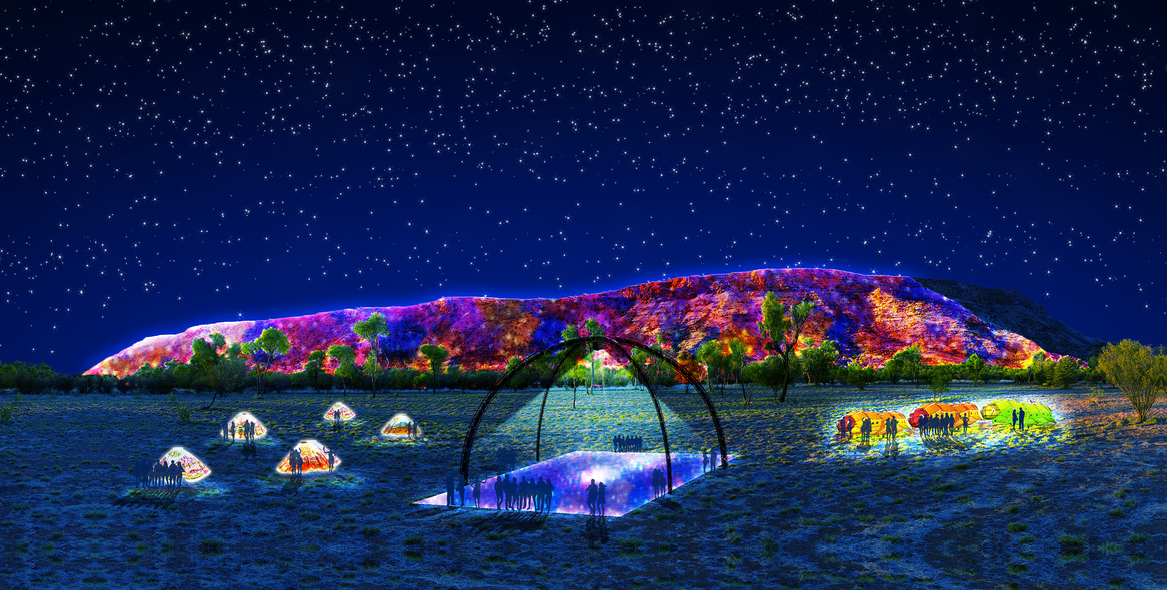Spectacular Indigenous light festival to launch in Alice Springs