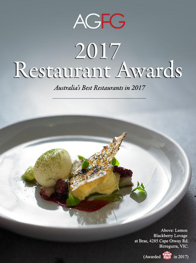 Australia's 2017 Award Winning Restaurants