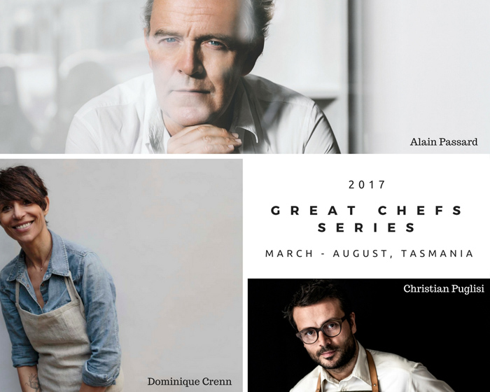 Culinary Legends Unite for Tasmania's 2017 Great Chefs Series