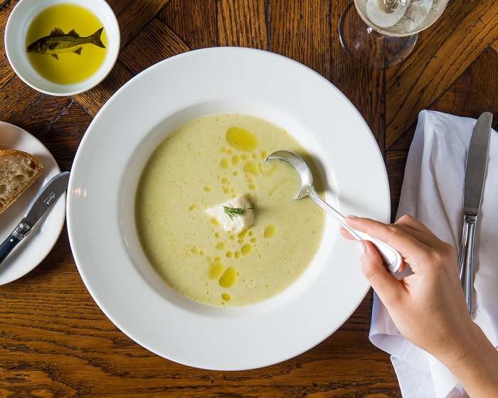 Damien Styles and The Fish House's Lemony Soup