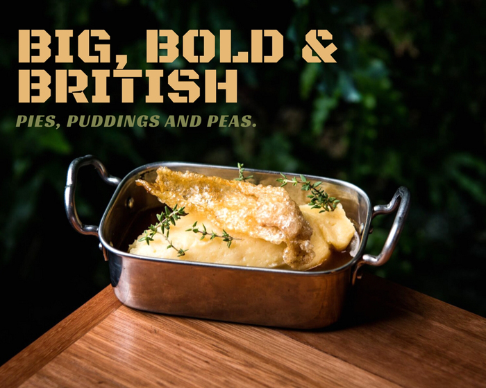 Big, Bold and British: Pies, Puddings and Peas