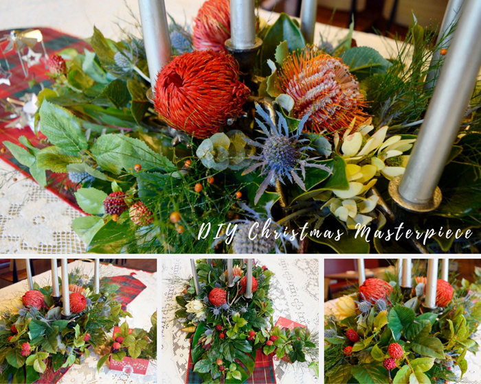 Make Your Own Native Christmas Centrepiece