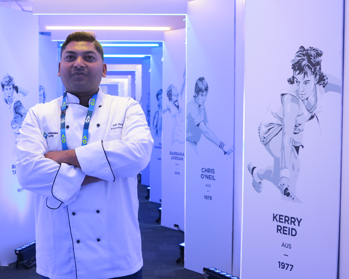 Serving up an Ace at the Australian Open, we speak with Executive Chef Asif Mamun