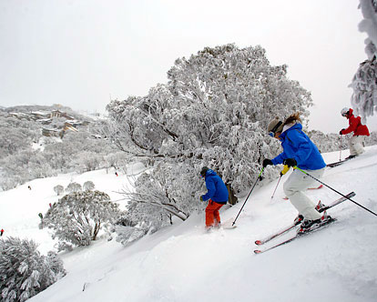 Skiing in Tasmania 1