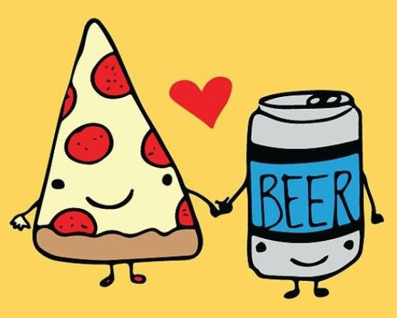 What Do Homer Simpson, Beer and Pizza Have in Common? Doh - Let's Celebrate International Pizza and Beer Day.