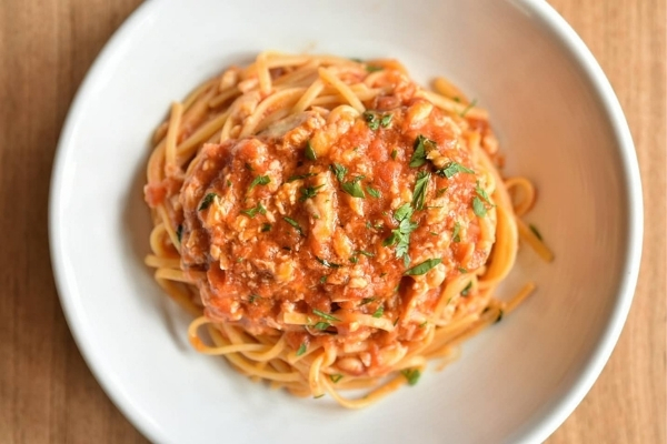 Tortellini in Love with Linguine - Let's Celebrate National Linguine Day.