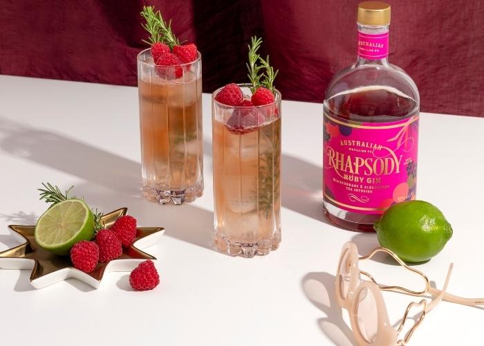 Cocktail of the Week from Australian Distilling Co. - Rhapsody Ruby Gin