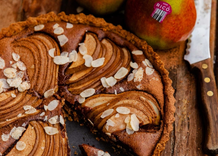 Meet the New Pear on the Block, RICO and Make this Delicious Chocolate Tart for Dessert.