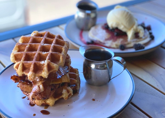 Waffles Are Just Pancakes with Abs! Four Cafes to Get Your National Waffle Day Fix.