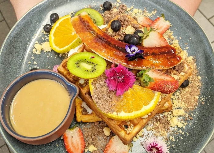Waffles Are Just Pancakes with Abs! Four Cafes to Get Your National Waffle Day Fix.