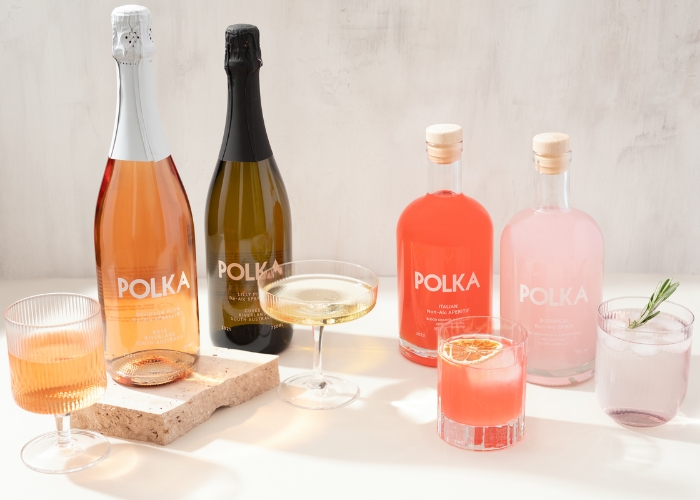 Get Your POLKA on for Dry July! Try these New Non-alcoholic Drinks.