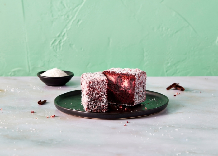 Unveiling the Red Velvet Cheesecake Lamington!