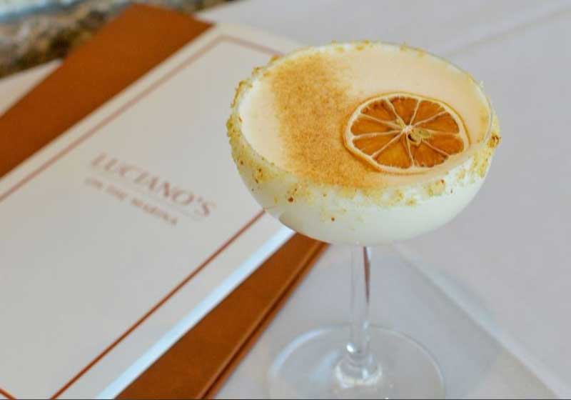 Cocktail of the Week from Luciano’s Italian Marina Pier Mixologist Dylan Forster.
