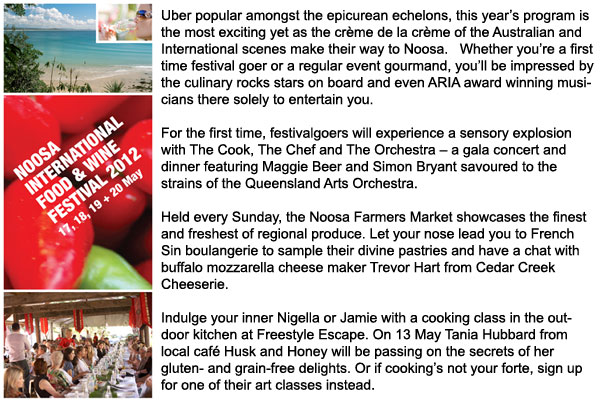 Noosa International Food and Wine Festival 2