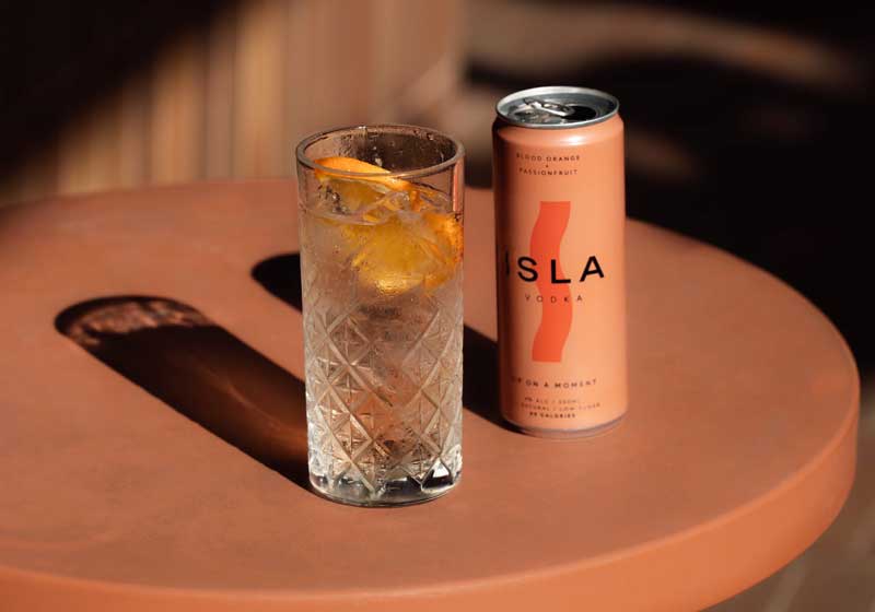 All-natural Isla Premium Vodka Drinks for Party Season!