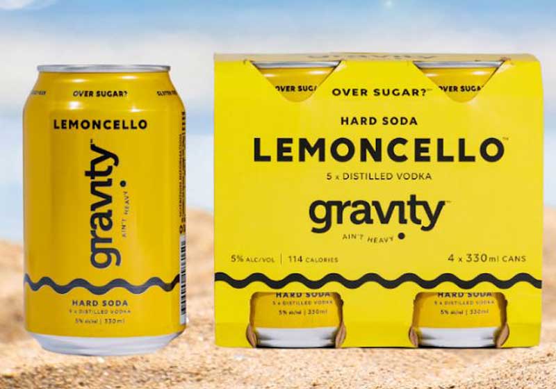 Live an Inspired European Summer All-year Round with Gravity’s New Hard Soda Limoncello RTD