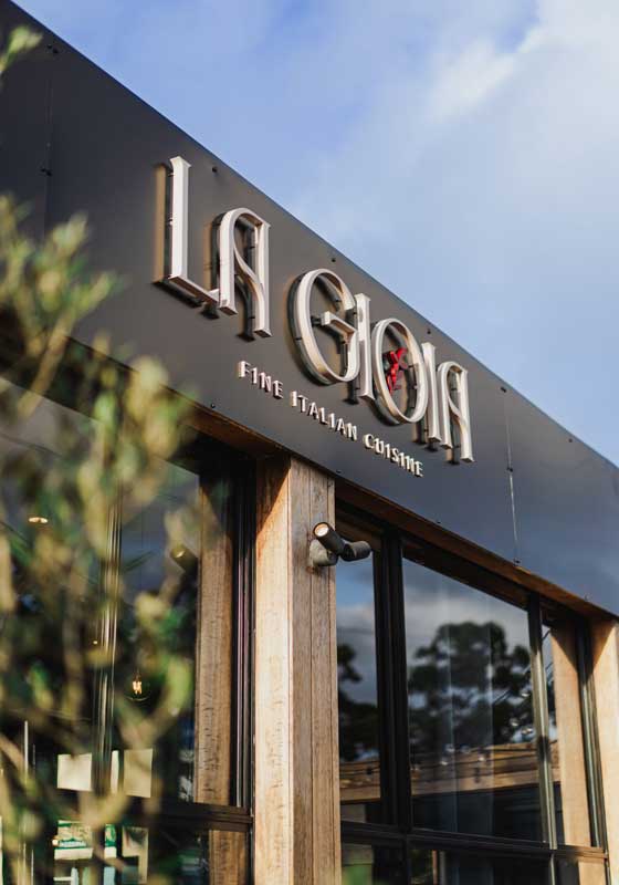 Look What’s New – La Gioia Fine Italian Cuisine