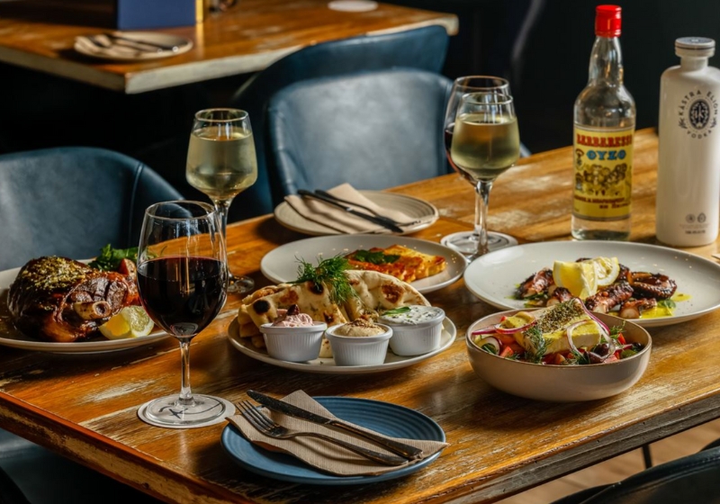 From Charcoal to Crudo: Greek Restaurants Serving the Classics with Contemporary Flair