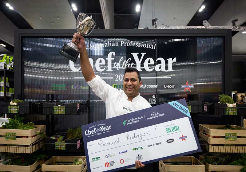 Hot Plate, Cool Head: Richmond Rodrigues Crowned Australian Professional Chef of the Year