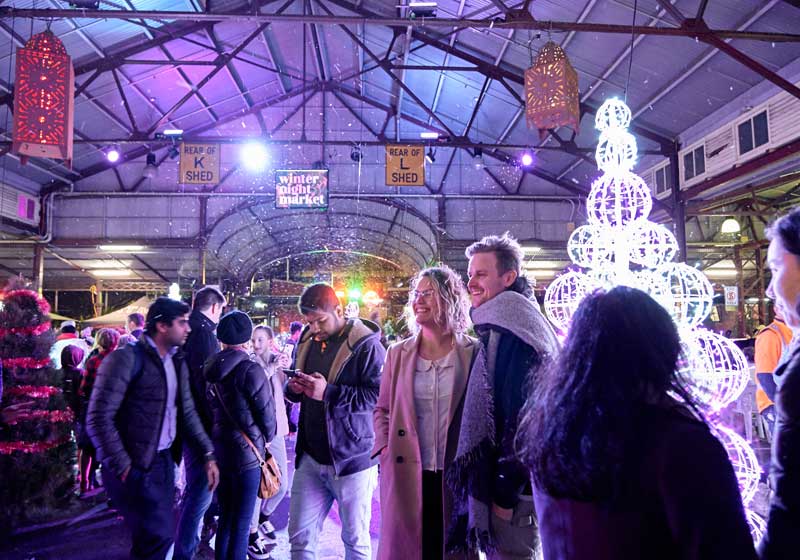 Melbourne Winter Night Market Gets Frosty Makeover this July