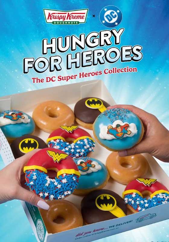 Krispy Kreme Saves the Day with Super Hero Doughnuts