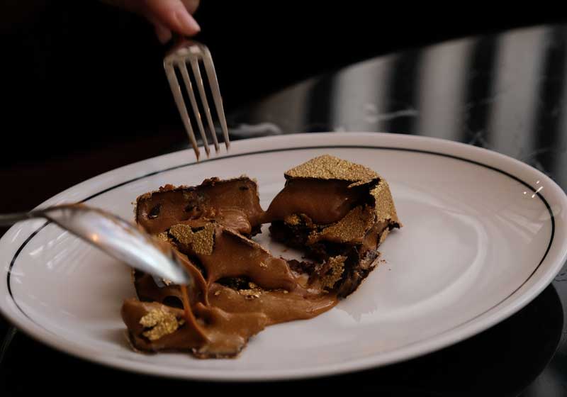 Find Your Golden Ticket: Luke Mangan delivers a dessert that is pure imagination