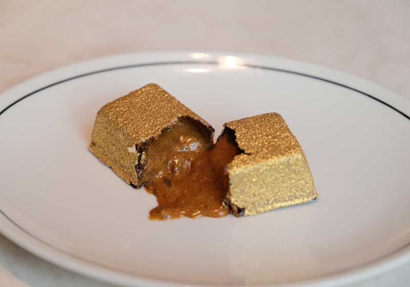 Find Your Golden Ticket: Luke Mangan delivers a dessert that is pure imagination