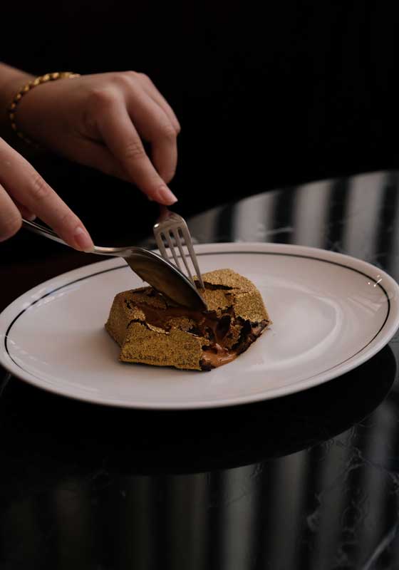 Find Your Golden Ticket: Luke Mangan delivers a dessert that is pure imagination