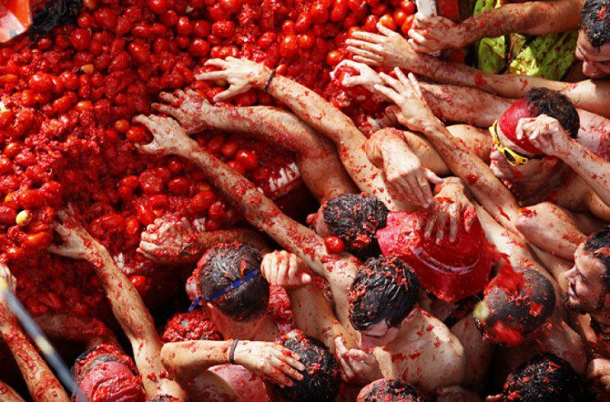 Spanish La Tomatina 4