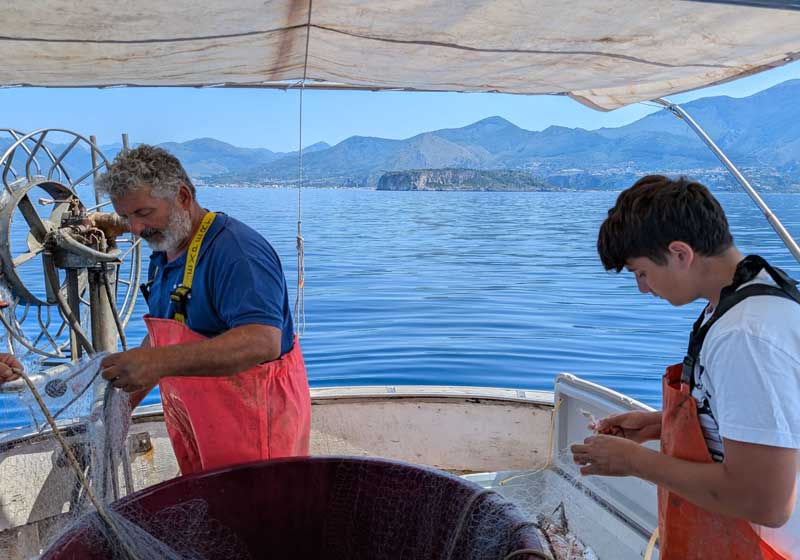 Meet the Heart of the Motorboat Calypso – Generations of Italian Fishermen Keeping Tradition Alive
