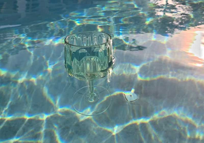 New Year’s Poolside: High-end ‘Plastic’ Tumblers That Bring the Sparkle