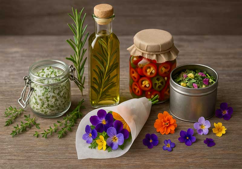 Edible Gifts from the Garden: Stylish Handmade, Homegrown Treats to Give