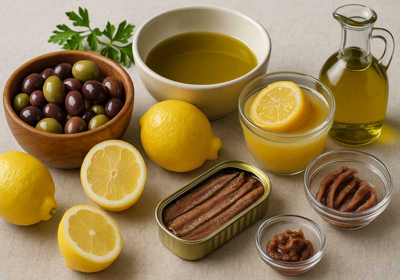 Lemons, Olives & Anchovies: The Holy Trinity of Modern Mediterranean Cooking