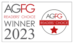 AUSTRALIAN GOOD FOOD GUIDE - Readers choice winner 2023