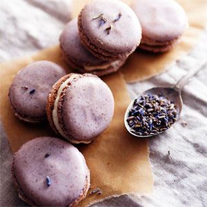 Lavender Macarons with Honey Buttercream