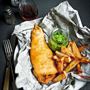 Fish, Chips and Minted Mushy Peas