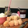 Lemonade Scones with Bonne Maman Strawberry Jam