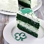 Green Velvet Cheesecake