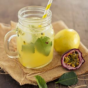 Passionfruit and Kaffir Lime Lemonade