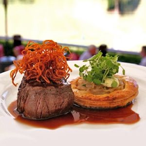 Eye Fillet with Persian Feta & Caramelised Onion Vol-au-vent