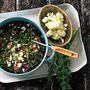 Lentils with Chard, Dill and Feta - Chef Recipe by Olivia Andrews