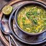 Peruvian Chicken and Coriander Soup