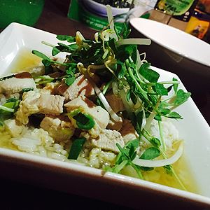 Japanese Inspired Chicken and Egg Soup - Chef Recipe by Shawn Sheather