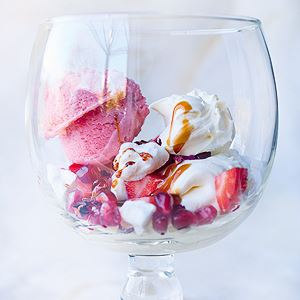 Strawberry Rose Petal Mess - Chef Recipe by Yotam Ottolenghi and Ramael Scully