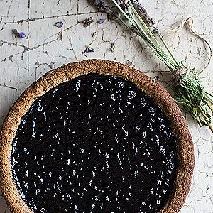 Blueberry and Lavender Pie with Hazelnut Crust - by Phoebe Woods and Kirsten Jenkins 