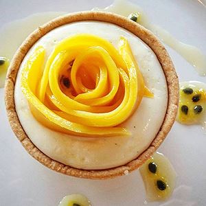 Mango Buttermilk Tart - Chef Recipe by Brian Duncan 