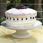 3 Layer Vanilla Naked Cake with Apple and Strawberry Compote, Buttercream and Pomegranate