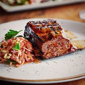 Beef Short Ribs with Cabbage Pickle - by The Meat & Wine Co