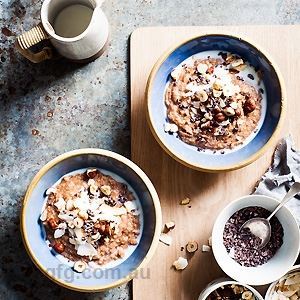 Millet Porridge, Cardamom, Cacao and Coconut - Chef Recipe by Simon Bajada