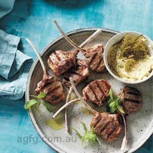 Lamb Cutlets with Mint Hollandaise by Manu Feildel